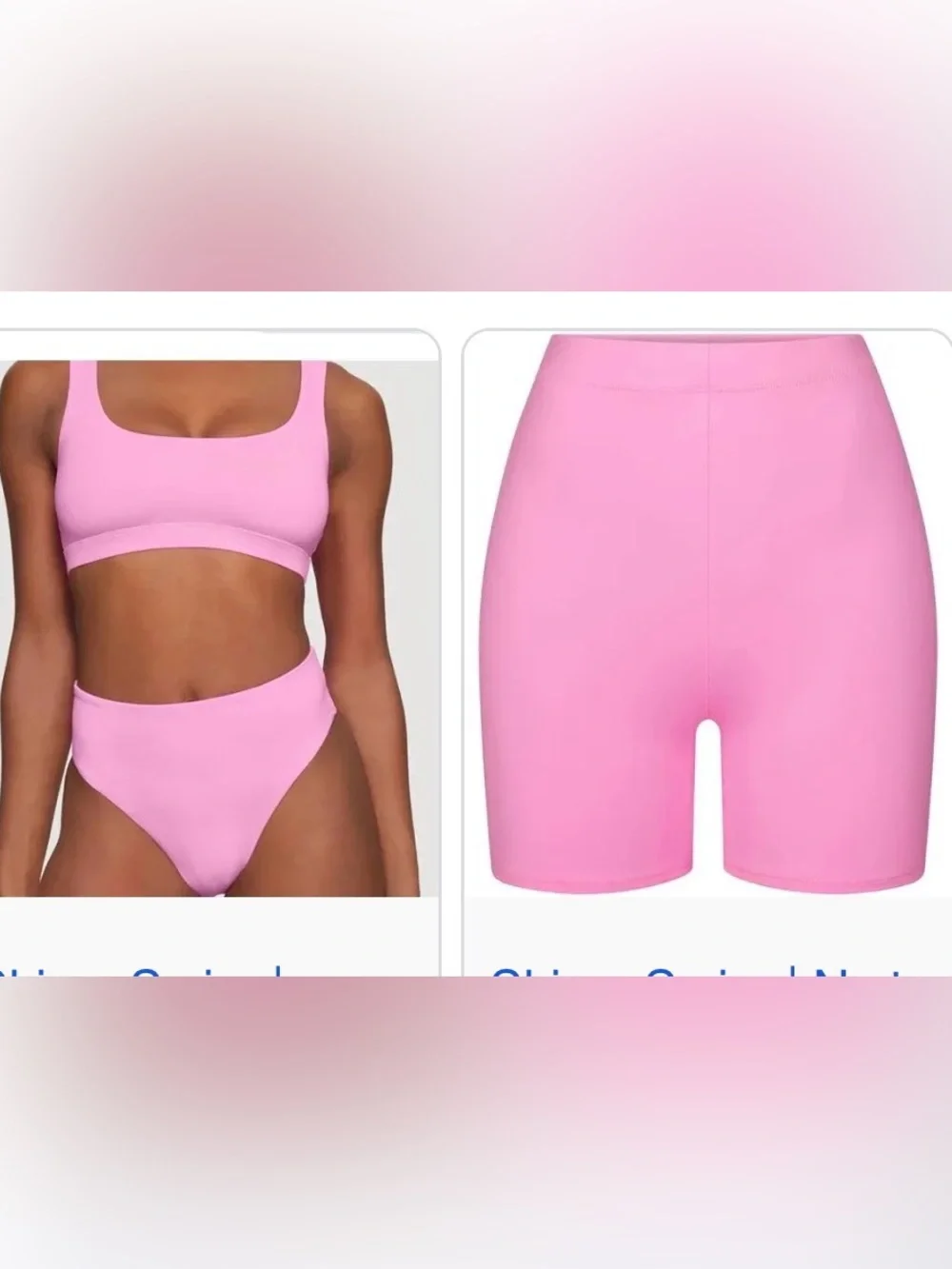 SKIMS bubblegum swim